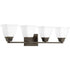 Progress Clifton Heights P300161 009 4 100 Watt MED BATH BRACKET in Brushed Nickel Finish Model: P300161-009