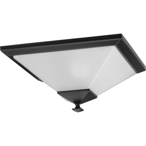 Progress Clifton Heights P3852 09 2 60 Watt MED FLSH MNT in Brushed Nickel Finish Model: P3852-09