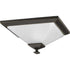 Progress Clifton Heights P3854 09 1 100 Watt MED CLSE TO CLG in Brushed Nickel Finish Model: P3854-09