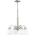 Progress Clifton Heights P400118 009 4 100 Watt MED CHANDELIER in Brushed Nickel Finish Model: P400118-009