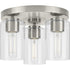 Progress Cofield P350237 009 3 Light FLUSHMT in Brushed Nickel Finish Model: P350237-009