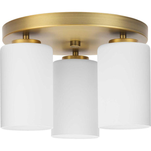 Progress Cofield P350238 009 3 Light FLUSHMT in Brushed Nickel Finish Model: P350238-009