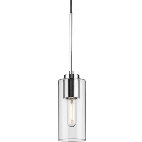 Progress Cofield P500403 009 1 Light MINI PENDANT in Brushed Nickel Finish Model: P500403-009