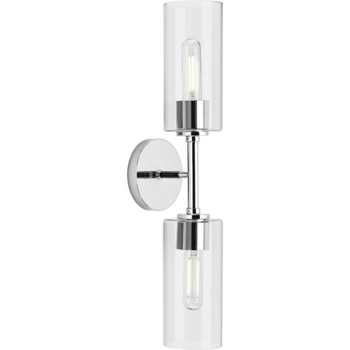 Progress Cofield P710115 009 2 Light WALL BRACKET in Brushed Nickel Finish Model: P710115-009