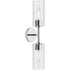 Progress Cofield P710115 009 2 Light WALL BRACKET in Brushed Nickel Finish Model: P710115-009