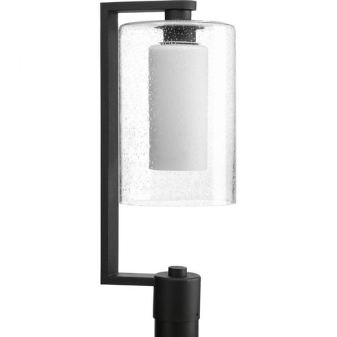 Progress Compel Collection One Light Post Lantern in Textured Black Finish Model: P6420-31