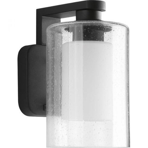 Progress Compel P6038 31 1 100 Watt MED WALL LANTERN in Textured Black Finish Model: P6038-31