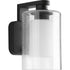 Progress Compel P6038 31 1 100 Watt MED WALL LANTERN in Textured Black Finish Model: P6038-31