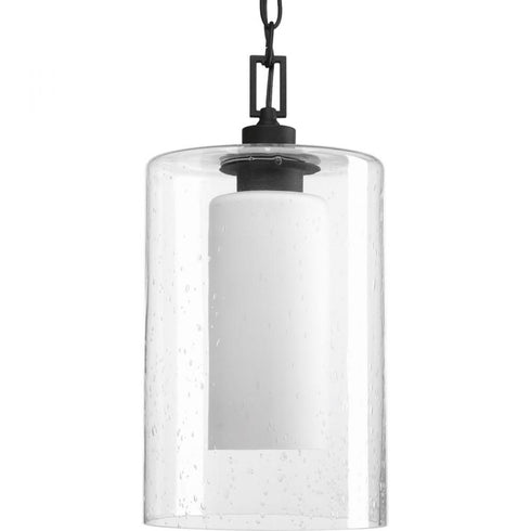 Progress Compel P6520 31 1 100 Watt MED HANGING LANTERN in Textured Black Finish Model: P6520-31