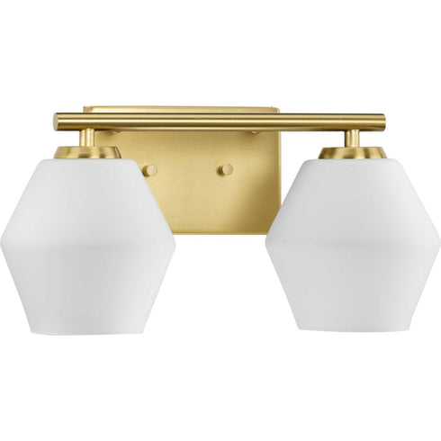Progress Copeland P300431 009 2 Light BATH in Brushed Nickel Finish Model: P300431-009
