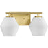Progress Copeland P300431 009 2 Light BATH in Brushed Nickel Finish Model: P300431-009