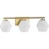Progress Copeland P300432 009 3 Light BATH in Brushed Nickel Finish Model: P300432-009