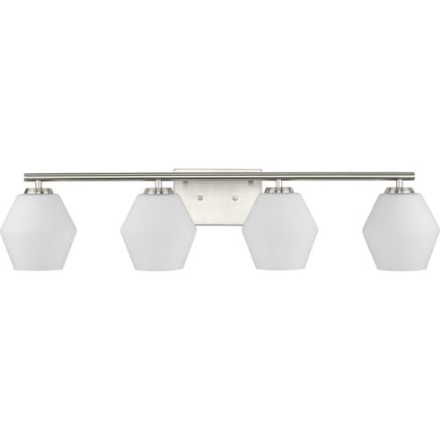 Progress Copeland P300433 009 4 Light BATH in Brushed Nickel Finish Model: P300433-009