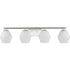 Progress Copeland P300433 009 4 Light BATH in Brushed Nickel Finish Model: P300433-009