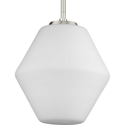Progress Copeland P500409 009 1 Light PENDANT in Brushed Nickel Finish Model: P500409-009
