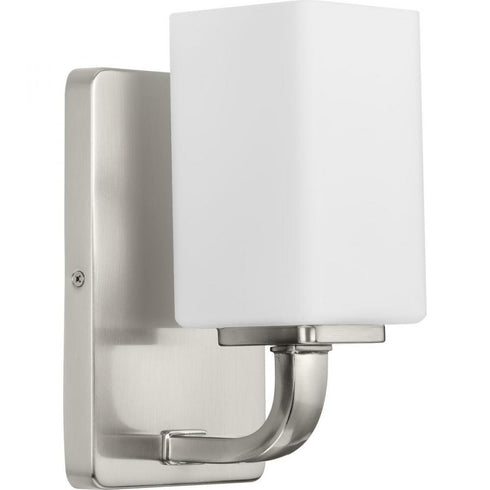 Progress Cowan P300368 009 1 100 Watt MED BATH BRACKET in Brushed Nickel Finish Model: P300368-009