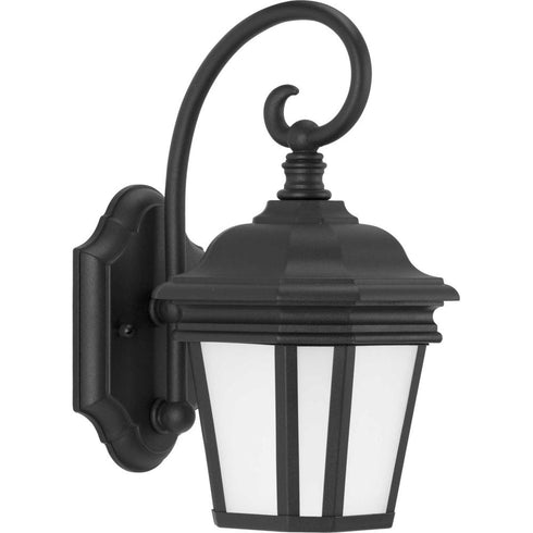 Progress Crawford P6630 31MD 1 100 Watt MED WALL LANTERN in Textured Black Finish Model: P6630-31MD