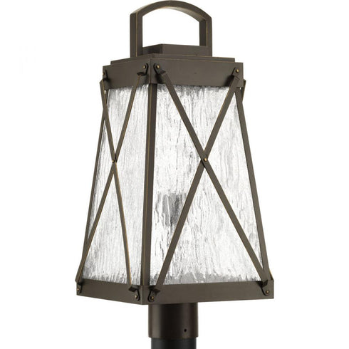 Progress Creighton P540009 020 1 100 Watt MED POST LANTERN in Antique Bronze Finish Model: P540009-020