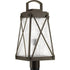 Progress Creighton P540009 020 1 100 Watt MED POST LANTERN in Antique Bronze Finish Model: P540009-020