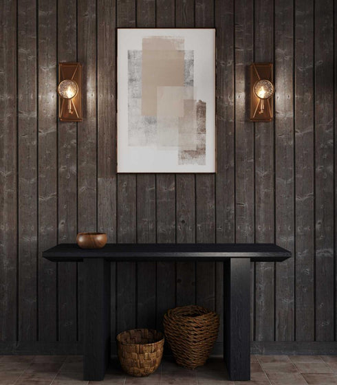 Progress Cumberland Collection One Light in Aged Bronze Modern Farmhouse Wall Sconce Model: P710076-196