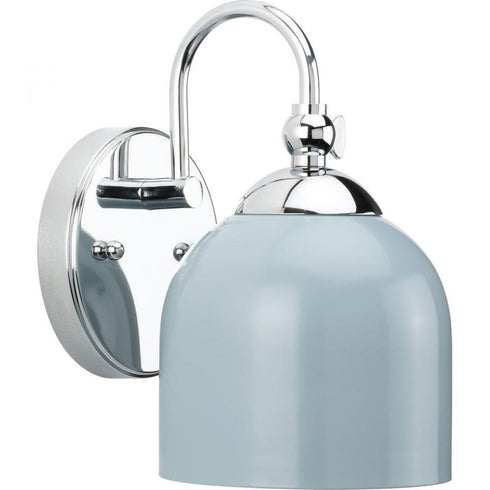 Progress Dalton P300381 015 1 100 Watt MED BATH BRACKET in Polished Chrome Finish Model: P300381-015