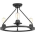 Progress Debut P350036 009 3 60 Watt MED SEMI FLUSH CONV in Brushed Nickel Finish Model: P350036-009