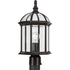 Progress Dillard P540099 020 1 60 Watt MED POST LANTERN in Antique Bronze Finish Model: P540099-020