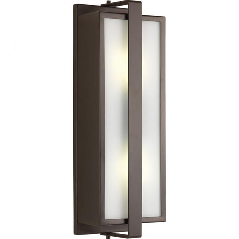 Progress Diverge P560046 129 2 60 Watt MED WALL LANTERN in Architectural Bronze Finish Model: P560046-129
