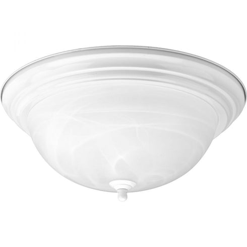 Progress Dome Glass CTC P3926 09 3 60 Watt MED CLOSE TO CEILING in Brushed Nickel Finish Model: P3926-09