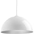 Progress Dome LED P5341 1630K9 1 17 Watt LED PENDANT in Satin Aluminum Finish Model: P5341-1630K9