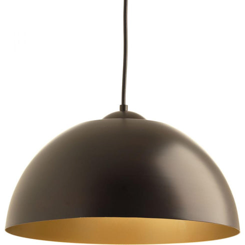 Progress Dome LED P5341 1630K9 1 17 Watt LED PENDANT in Satin Aluminum Finish Model: P5341-1630K9