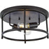 Progress Durrell P350151 009 2 60 Watt MED FLUSH MOUNT in Brushed Nickel Finish Model: P350151-009