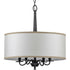 Progress Durrell P400218 009 4 60 Watt CAND CHANDELIER in Brushed Nickel Finish Model: P400218-009
