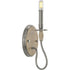 Progress Durrell P710074 009 1 60 Watt CAND WALL BRACKET in Brushed Nickel Finish Model: P710074-009