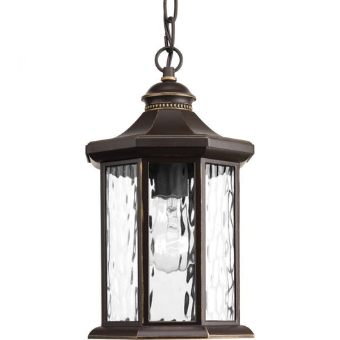 Progress Edition P6529 20 1 100 Watt MED HANGING LANTERN in Antique Bronze Finish Model: P6529-20