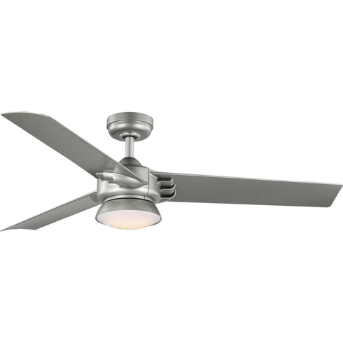Progress Edwidge P250062 028 30 52IN 3 BLADE FAN in Satin White Finish Model: P250062-028-30