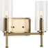 Progress Elara P300357 009 2 60 Watt CAND BATH BRACKET in Brushed Nickel Finish Model: P300357-009