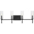 Progress Elara P300359 009 4 60 Watt CAND BATH BRACKET in Brushed Nickel Finish Model: P300359-009