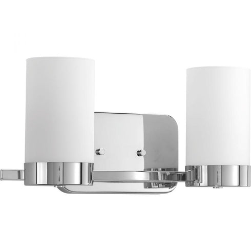 Progress Elevate P300021 015 2 100 Watt MED BATH BRACKET in Polished Chrome Finish Model: P300021-015