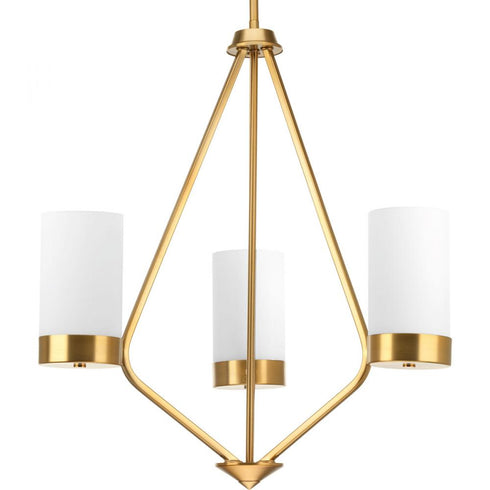 Progress Elevate P400021 015 3 100 Watt MED CHANDELIER in Polished Chrome Finish Model: P400021-015