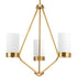 Progress Elevate P400021 015 3 100 Watt MED CHANDELIER in Polished Chrome Finish Model: P400021-015