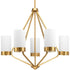Progress Elevate P400022 015 5 100 Watt MED CHANDELIER in Polished Chrome Finish Model: P400022-015