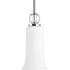 Progress Elina Collection One Light Mini Pendant in Polished Nickel Finish Model: P5606-104
