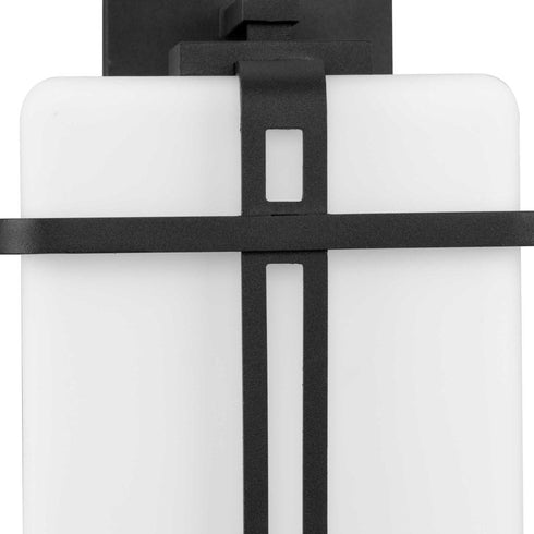 Progress Ellery Collection One Light in Black Modern Farmhouse Large Outdoor Wall Lantern Model: P560170-031