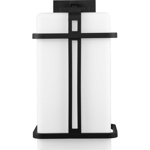 Progress Ellery Collection One Light in Black Modern Farmhouse Large Outdoor Wall Lantern Model: P560170-031