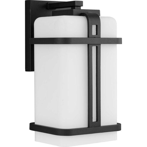 Progress Ellery Collection One Light in Black Modern Farmhouse Outdoor Wall Lantern Model: P560169-031