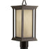 Progress Endicott P5400 20 1 100 Watt MED POST LANTERN in Antique Bronze Finish Model: P5400-20
