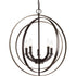 Progress Equinox P3841 104 5 60 Watt CAND FOYER LANTERN in Polished Nickel Finish Model: P3841-104