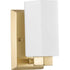 Progress Estrada Collection One Light in Polished Chrome Contemporary Bath & Vanity Light Model: P300476-015