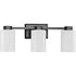 Progress Estrada Collection Three Light in Polished Chrome Contemporary Bath & Vanity Light Model: P300478-015